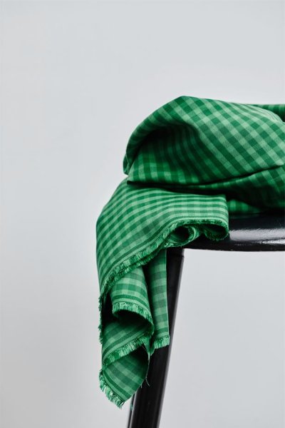 Two Tone Check mit TENCEL™ - frog - meetMilk