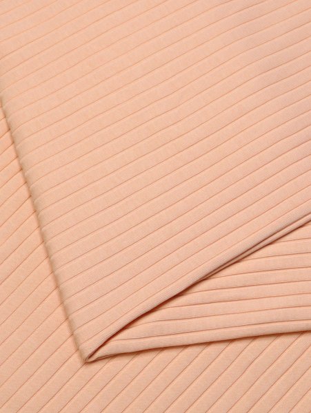 Bio Rib Jersey - Wide Derby - peach - Mind the Maker