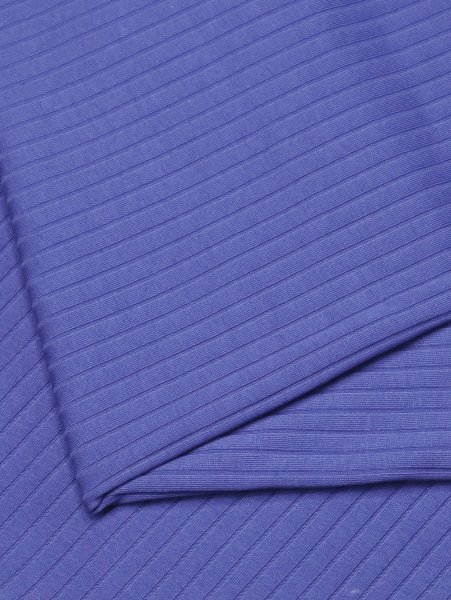 Bio Rib Jersey - Wide Derby - violet blue - Mind the Maker