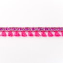 Quasten Borte - Pailletten Mini - pink