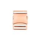 Metall Steckschnalle - 40 mm - roségold