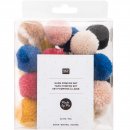 Garn Pompon Set - Natur - Rico Design