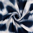 RESTSTÜCK 70cm !!! - Musselin - Batik - navy