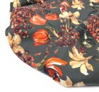 Lyocell - Herbstblumen - khaki
