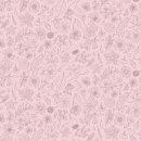 Baumwolle - Blumen - rosa metallic - Hygge - Rico Design