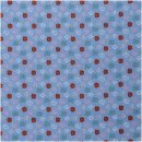 Baumwolle - Grafische Muster - blau - Travel the world - Rico Design