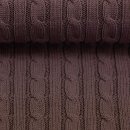Zopfstrick - Sophie - uni mauve - Swafing