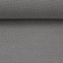 RESTSTÜCK 0,50m!!! - Wellenstrick - Ella - uni grau - Swafing