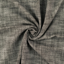 Baumwollgemisch - Tweed - meliert - schwarz