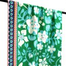 Bio Baumwoll Satin - Fiori - Col. 02 green - Al Lago - Hamburger Liebe - Albstoffe