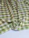Viskose mit Livaeco™ Fasern - Tino Check - tea green - meetMilk