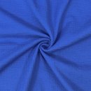 Musselin - uni - royalblau