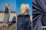 Baumwollsatin - brushed dark blue - Fibremood No. 33