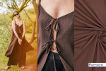 Lyocell Crepe - Shiny - dark brown - Fibremood No. 39