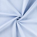 Baumwollgemisch Webware - Mini Stripe - light blue