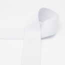 Gummiband - 40mm - uni - weiß