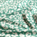 Badestoff Jersey - Panther Dots - altgrün