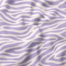 French Terry Crepe - Marbod Zebra - lilac