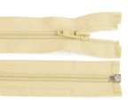 Jacken Reißverschluss - 60 cm - teilbar - creme