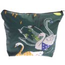 Kosmetiktasche - Okina Hana - dunkelgrün - Rico Design