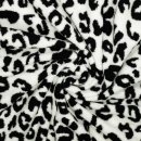 Mantelstoff - Curly Lamb - Raiko Leo - white/black