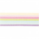 Gurtband - 40mm - gestreift Pastell - Rico Design
