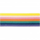 Gurtband - 40mm - gestreift Rainbow - Rico Design