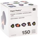 Paper Poetry Sticker - neon - Acid Leo - Rico Design
