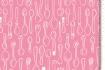 Bio Baumwolle - Silver Spoon - rosa - In my Kitchen - Hamburger Liebe