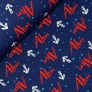 RESTSTÜCK 0,70m !!! - Jersey - Ahoi - rot