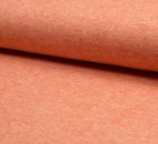 RESTSTÜCK 1,30m !!! - Viskose Strick - Angel - koralle melange