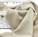 RESTSTÜCK 50cm !!! - Baumwoll Jacquard - Lina Stripes - sand