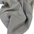 Baumwolle - Jeans - Streifen - grau