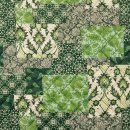 Baumwoll Stepper - Ornament Paisley - grün