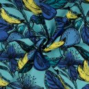 Baumwoll Viskose - Jamaika - royal