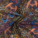 Baumwoll Voile - Savanna - royal