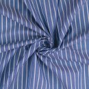 Baumwolle - gestreift - Finja - jeansblau