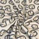 RESTSTÜCK 1,40m !!! - Bio Jersey - Lions - beige