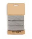 Bio Jersey Schrägband - elastisch - grey - 3m