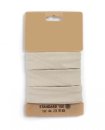 Bio Jersey Schrägband - elastisch - sand - 3m