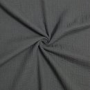 RESTSTÜCK 1,40m !!! - Bio Musselin - uni - dark grey - F002