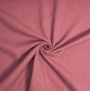 RESTSTÜCK 0,90m !!! - Bio Musselin - uni - mauve - F027