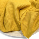 RESTSTÜCK 0,50m !!! - Bio Strickjersey - Waffel - mustard
