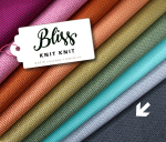 Bio Jacquard Jersey - Knit Knit - carbon-melange/schwarz - Bliss - Hamburger Liebe - Albstoffe