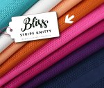 RESTSTÜCK 1,30m !!! - Bio Strick - Stripe Knitty - nepal - Bliss - Hamburger Liebe - Albstoffe