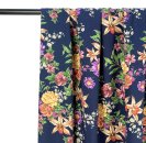 RESTSTÜCK 1,30m!!! - Viskose - Blumenbouquet - navy