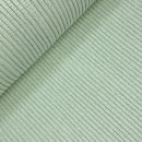 Bündchen Schlauch - Heavy Rib - Glitzer - mint/silver
