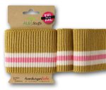 Cuff me - Bio Bündchen - RIPPED Col. 23 - senf/meringa/rosa scuro - Bliss - Hamburger Liebe
