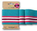 Cuff me - Bio Bündchen - College - Col. 136 - caraibi/azalea/meringa/bordeaux - Sparkle - Hamburger Liebe