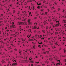 RESTSTÜCK 80cm !!! - French Terry - Emojis - pink - Urban Girl - Swafing by Thorsten Berger